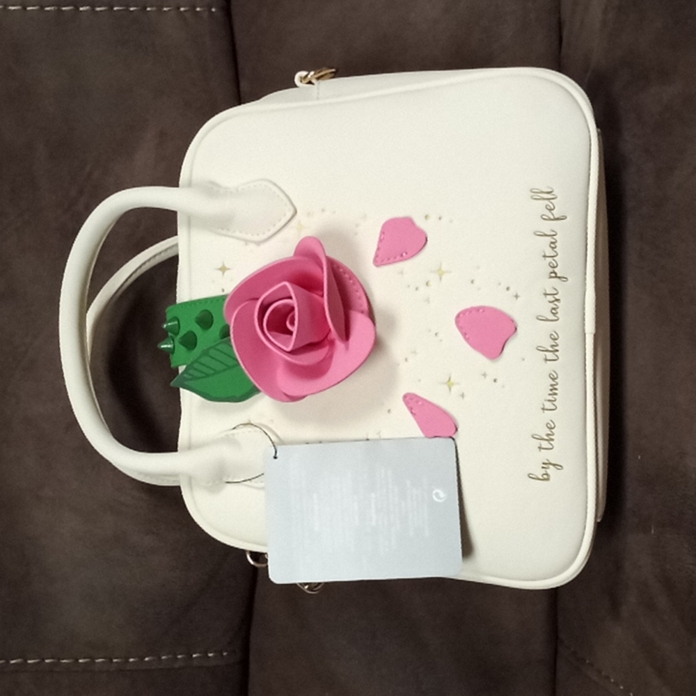 Disney Beauty and the Beast Rose Loungefly Bag